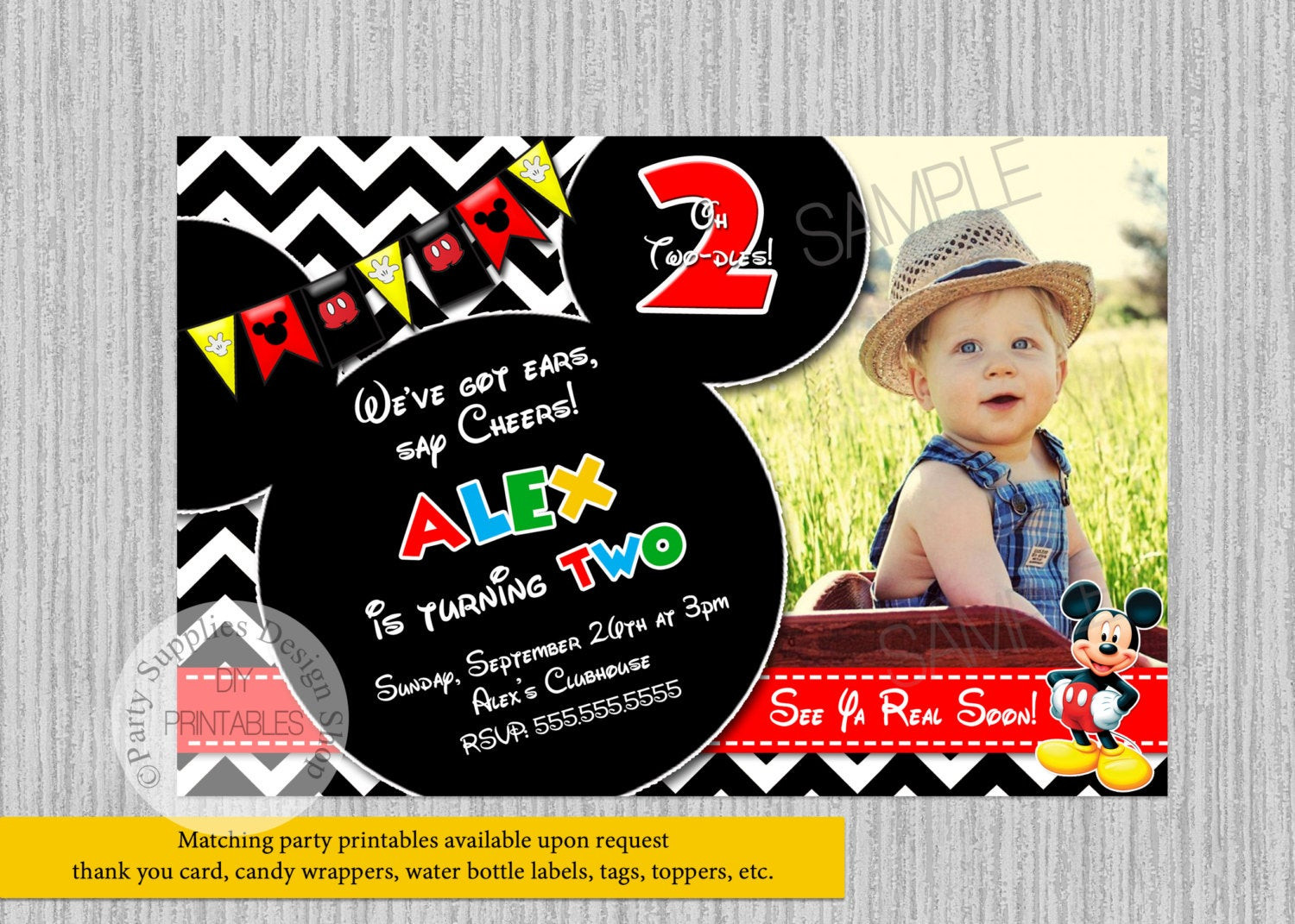 Best ideas about Mickey Mouse 2nd Birthday Invitations
. Save or Pin Mickey Mouse 2nd Birthday Invitations Mickey Mouse Clubhouse Now.