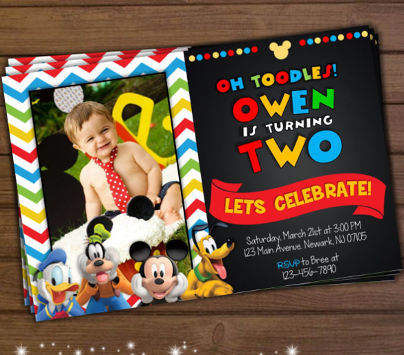 Best ideas about Mickey Mouse 2nd Birthday Invitations
. Save or Pin 31 Mickey Mouse Invitation Templates Free Sample Now.