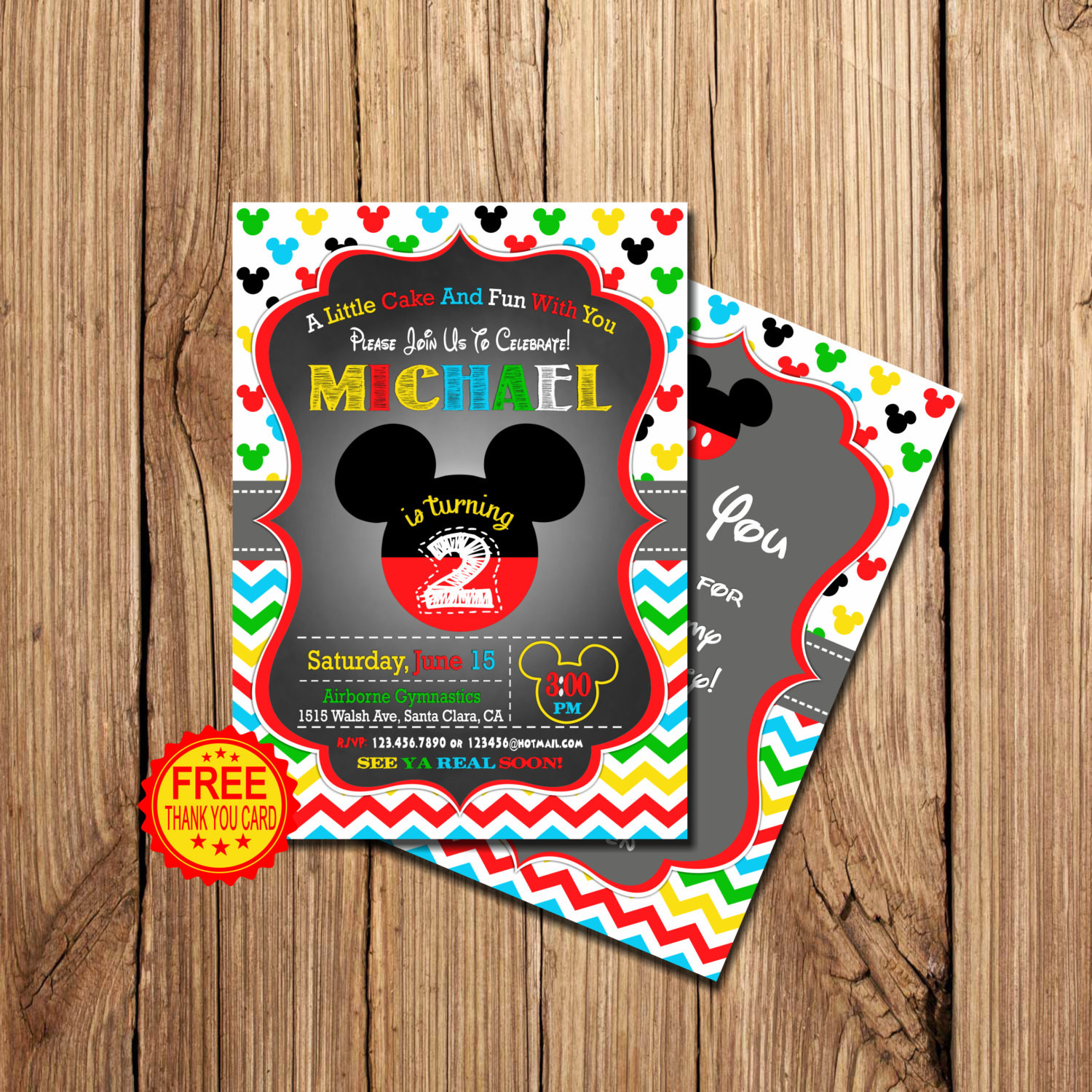 Best ideas about Mickey Mouse 2nd Birthday Invitations
. Save or Pin Mickey Mouse Birthday Invitation Mickey Mouse Invitation 2nd Now.