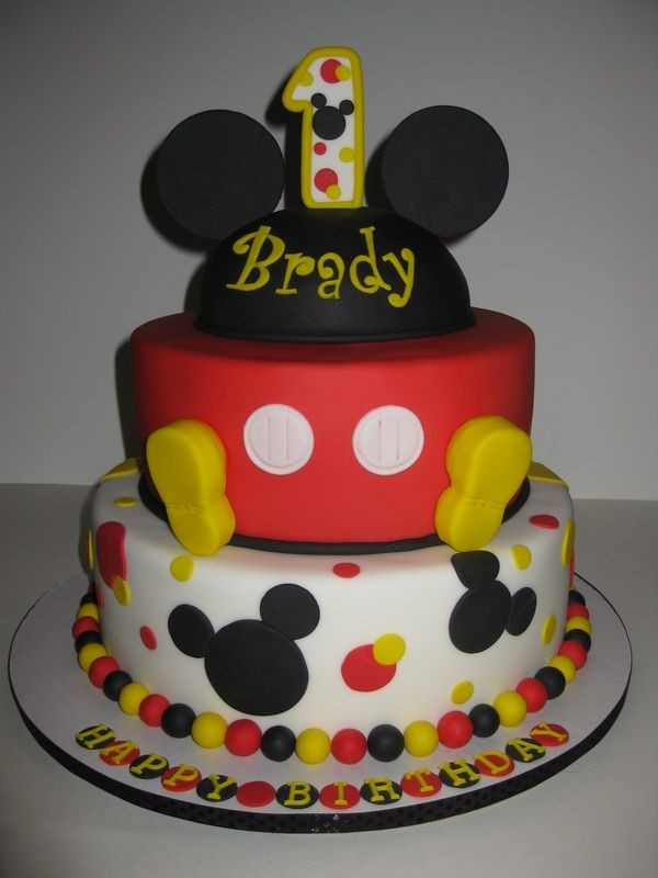 Best ideas about Mickey Mouse Birthday Cake Designs
. Save or Pin 1st Birthday Cakes for Boys Mickey Mouse Birthday Cake Now.