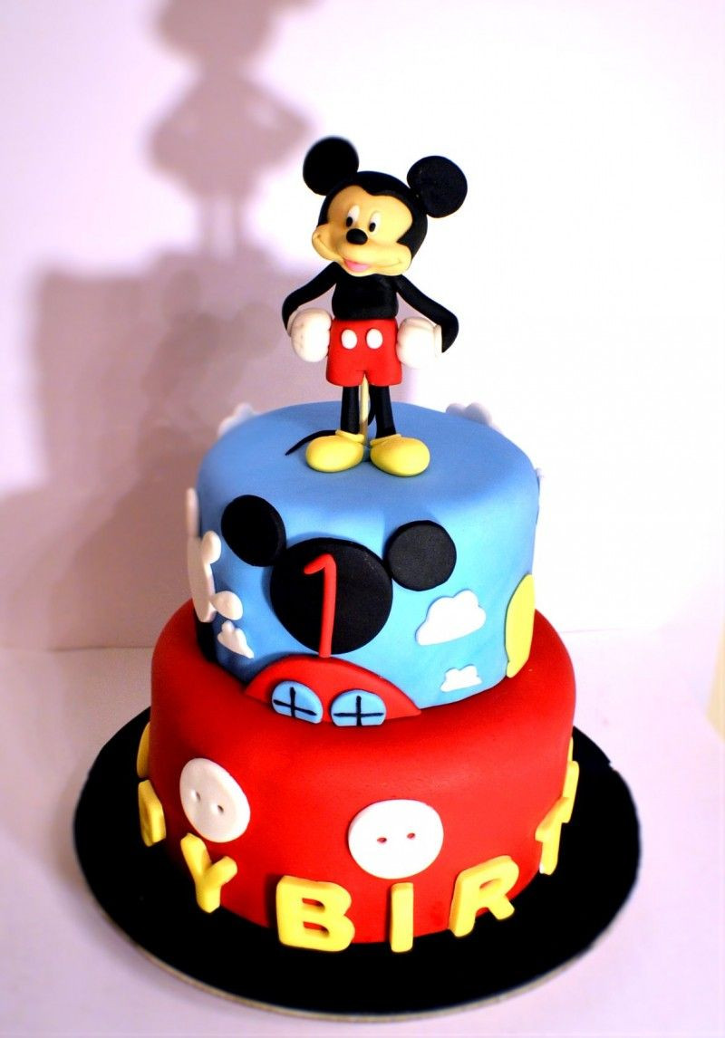 Best ideas about Mickey Mouse Birthday Cake Designs
. Save or Pin Mickey Mouse Clubhouse Cake Mickey mouse cake Fondant Now.