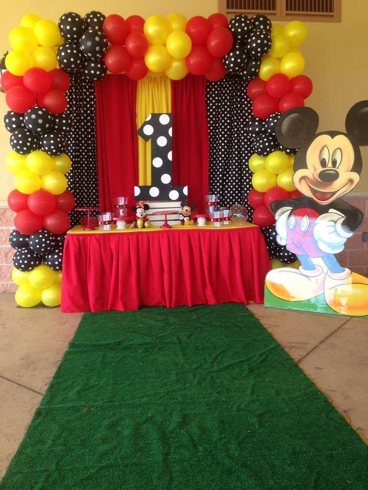 Best ideas about Mickey Mouse Birthday Party Decorations
. Save or Pin Mickey Mouse Birthday Party Ideas Now.