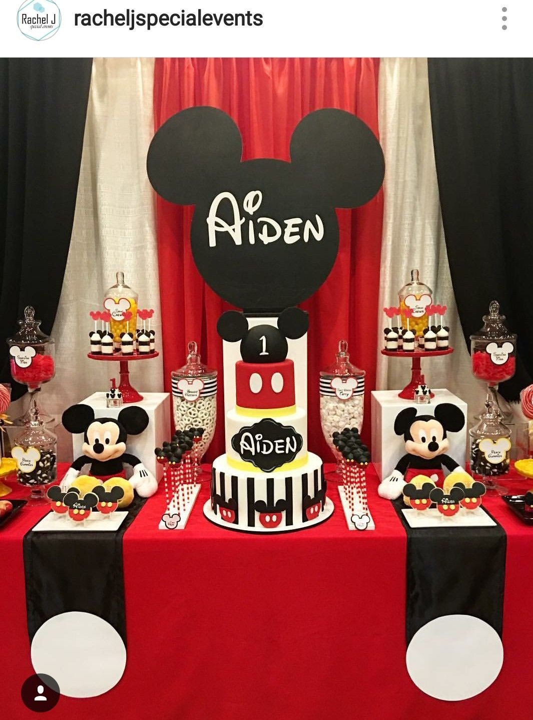 Best ideas about Mickey Mouse Birthday Party Decorations
. Save or Pin Mickey Mouse Theme Birthday Party Dessert Table and Decor Now.