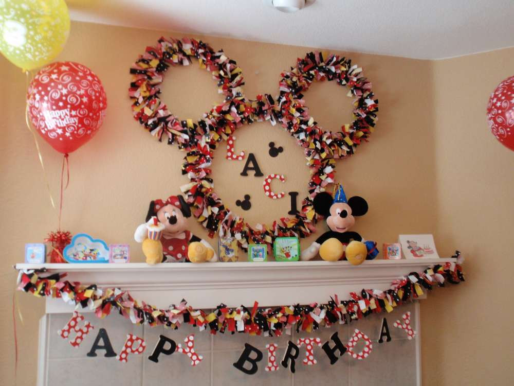 Best ideas about Mickey Mouse Birthday Party Decorations
. Save or Pin Disney Mickey Mouse Birthday Party Ideas Now.