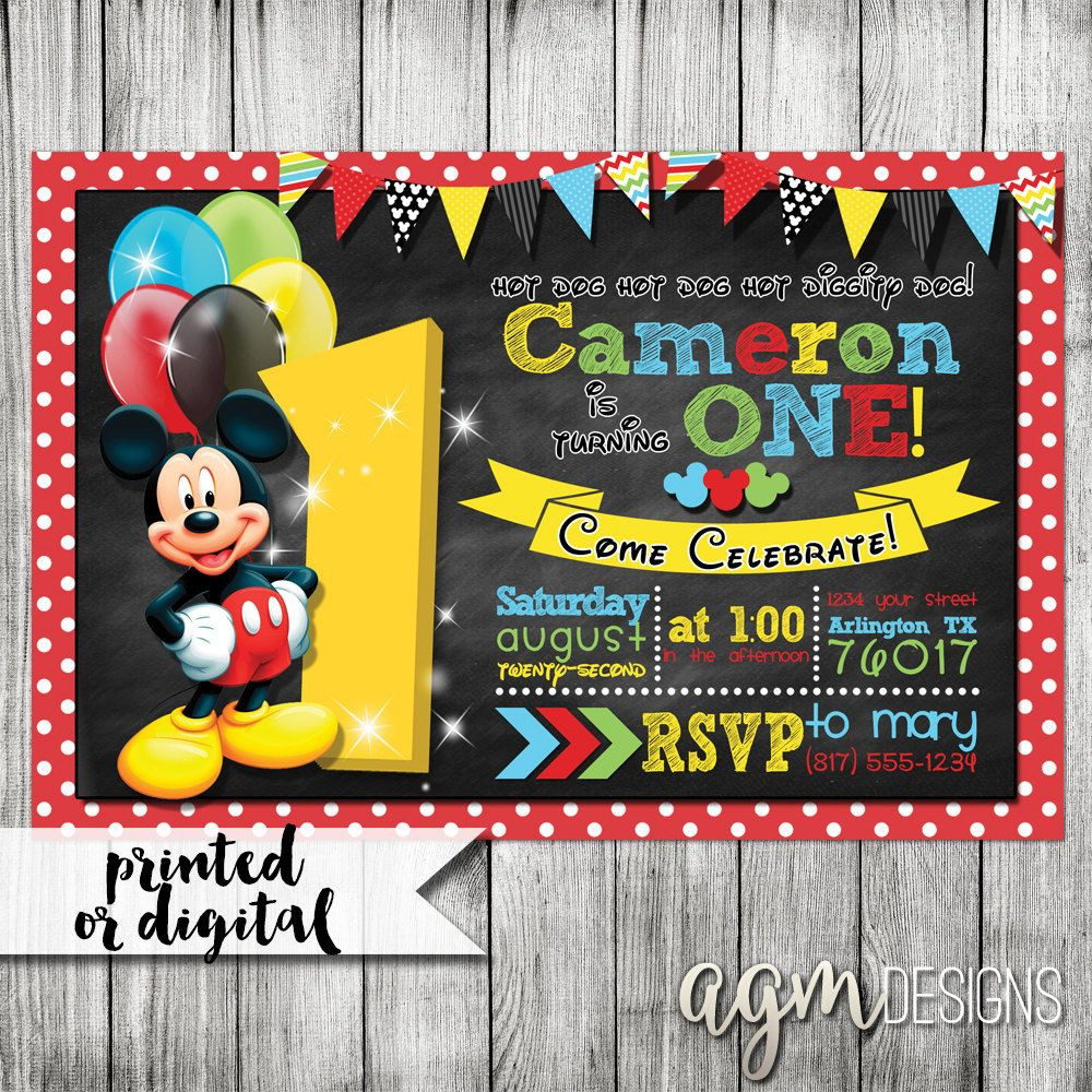 Best ideas about Mickey Mouse Clubhouse 1st Birthday Invitations
. Save or Pin Mickey Mouse Invitation Mickey Mouse 1st Birthday Mickey Now.