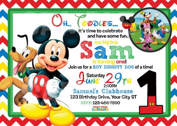 Best ideas about Mickey Mouse Clubhouse 1st Birthday Invitations
. Save or Pin Mickey Mouse 1st Birthday Invitations Now.