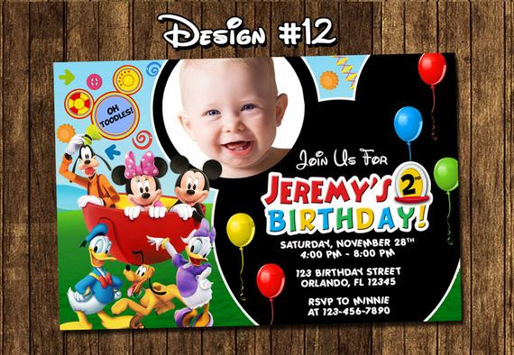 Best ideas about Mickey Mouse Clubhouse 1st Birthday Invitations
. Save or Pin Mickey Mouse Clubhouse Birthday Party 3 Invitations Now.