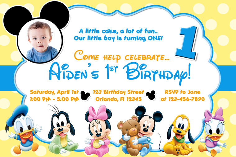 Best ideas about Mickey Mouse Clubhouse 1st Birthday Invitations
. Save or Pin FREE Mickey Mouse Clubhouse 1st Birthday Invitations Now.