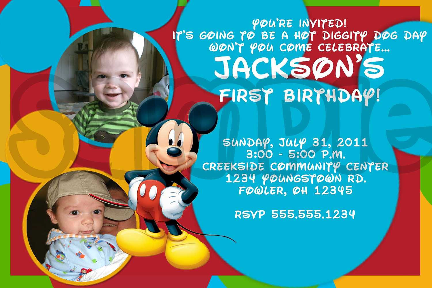 Best ideas about Mickey Mouse Clubhouse 1st Birthday Invitations
. Save or Pin Mickey Mouse Birthday Invitations Now.