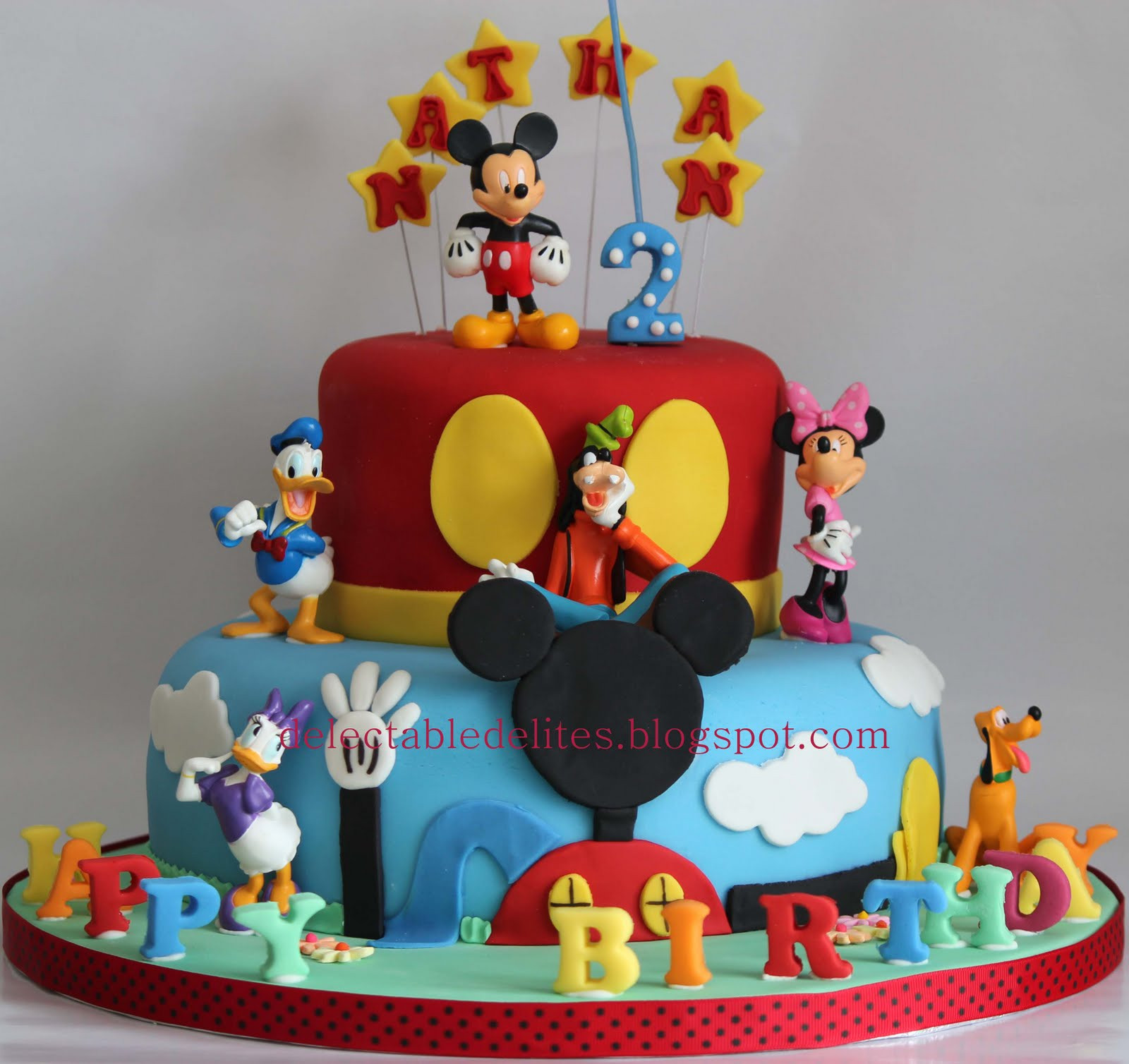 Best ideas about Mickey Mouse Clubhouse Birthday Cake
. Save or Pin Delectable Delites Mickey mouse clubhouse cake for Nathan Now.