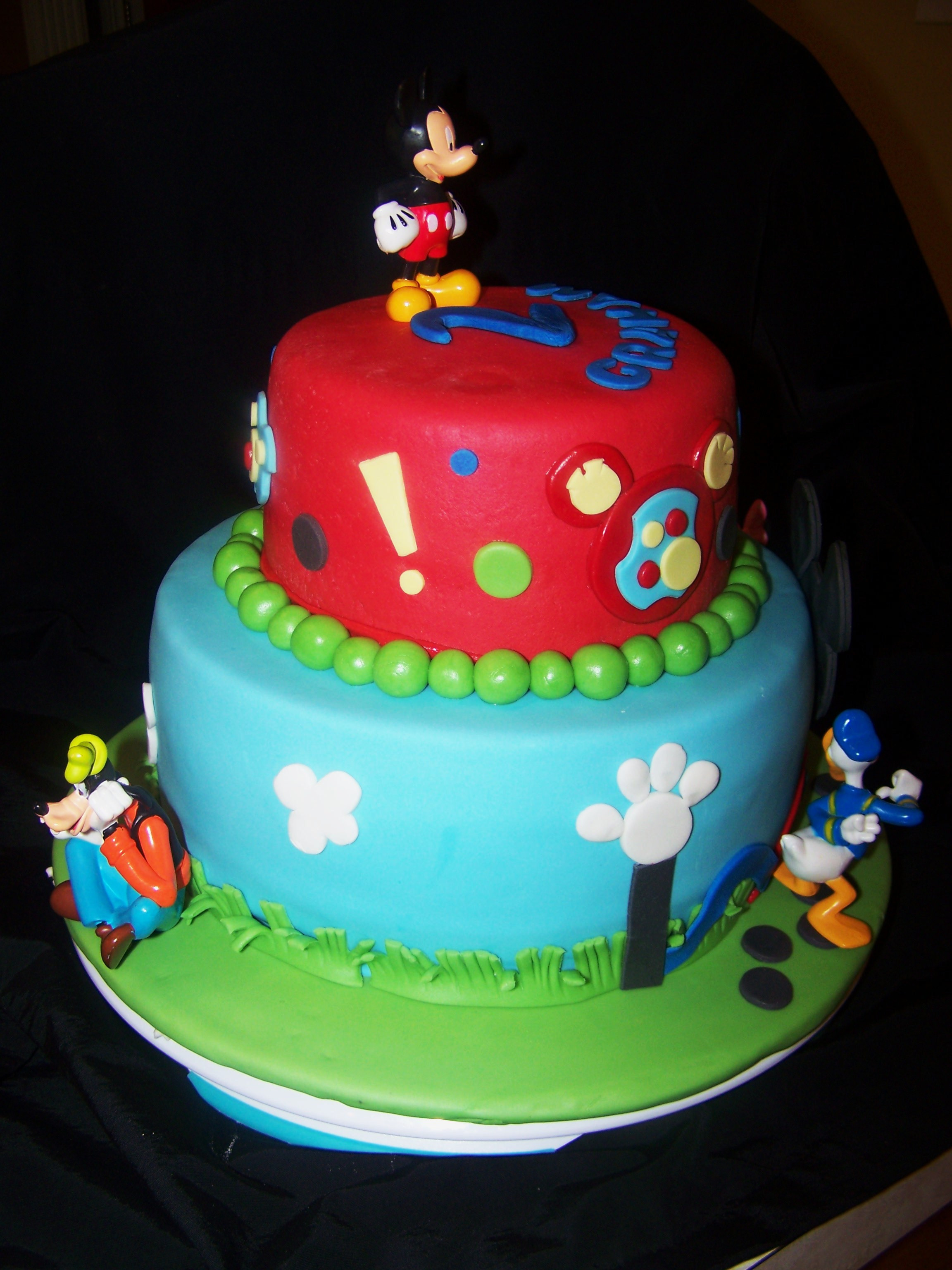 Best ideas about Mickey Mouse Clubhouse Birthday Cake
. Save or Pin Mickey Mouse Clubhouse Tiered Cake Now.