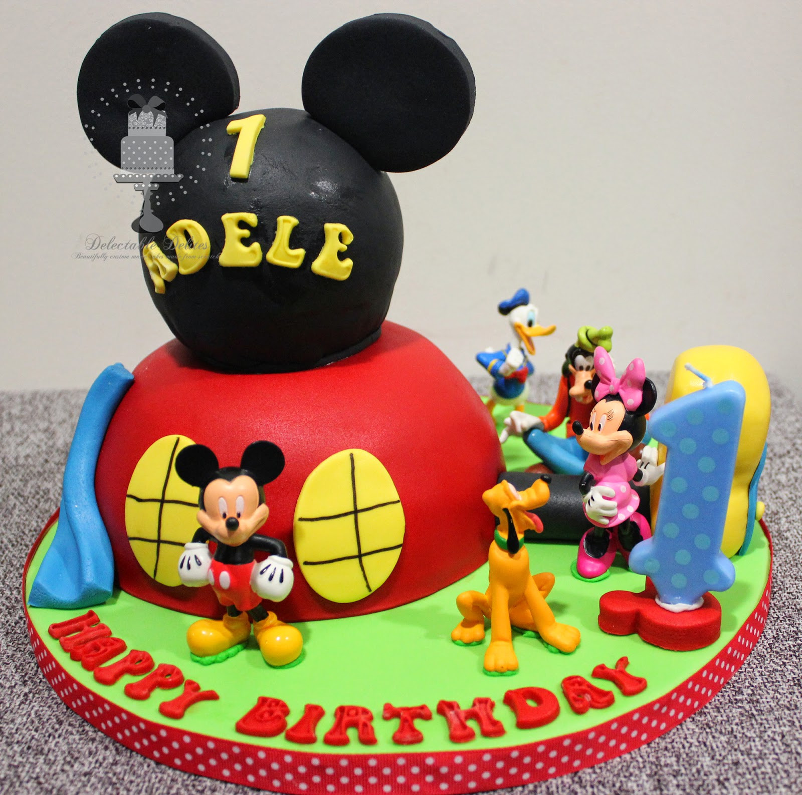 Best ideas about Mickey Mouse Clubhouse Birthday Cake
. Save or Pin Delectable Delites Mickey mouse clubhouse cake for Adele Now.