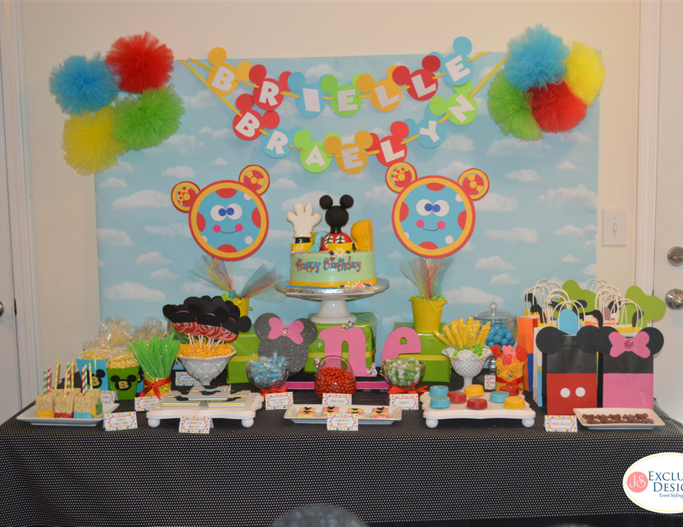 Best ideas about Mickey Mouse Clubhouse Party Ideas 1st Birthday
. Save or Pin Mickey Mouse Clubhouse Birthday "Twins Mickey Mouse Now.