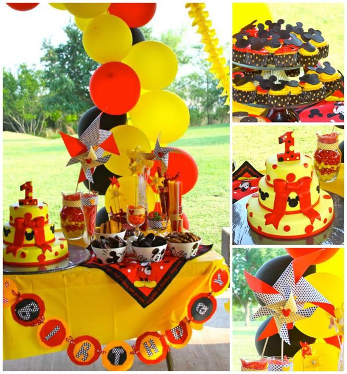 Best ideas about Mickey Mouse Clubhouse Party Ideas 1st Birthday
. Save or Pin Mickey Mouse Themed 1st Birthday Party with Lots of Now.