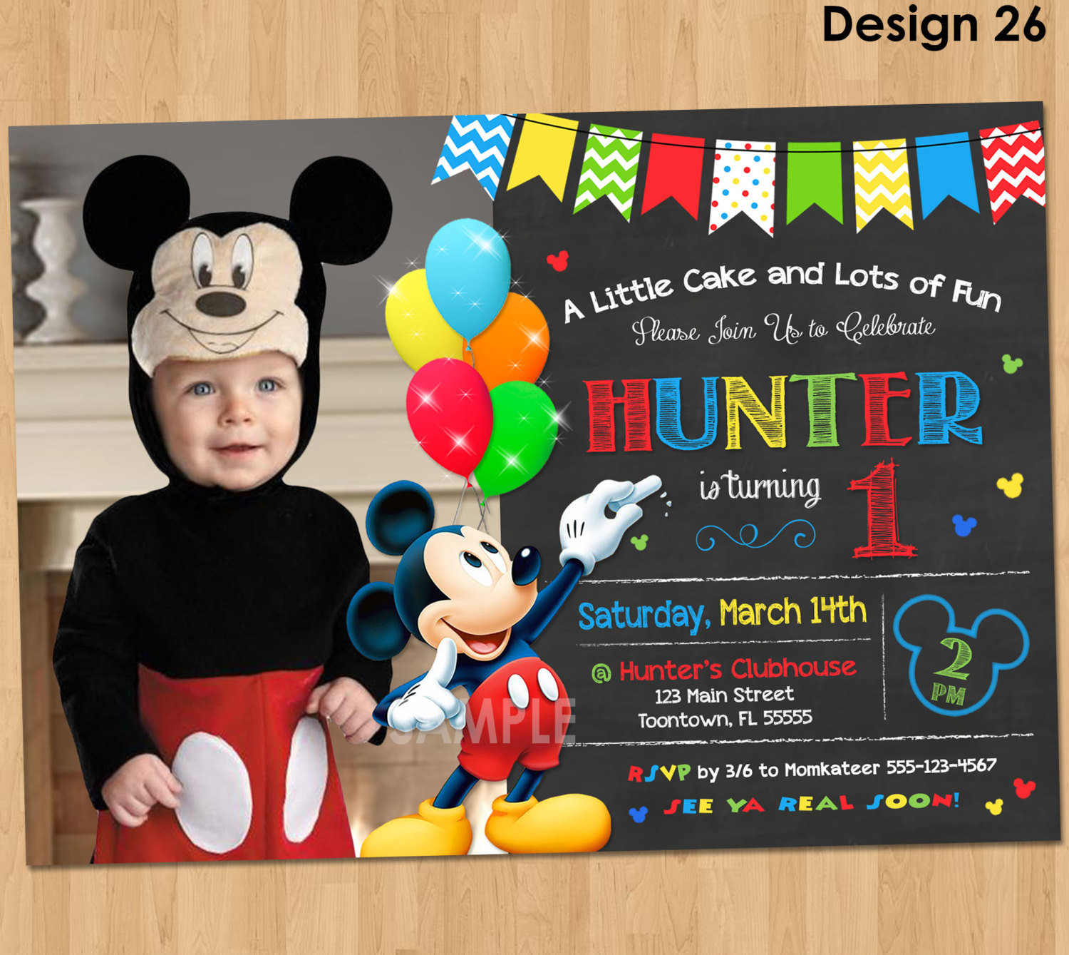 Best ideas about Mickey Mouse Photo Birthday Invitations
. Save or Pin Mickey Mouse Clubhouse Invitations for Special Birthday Now.