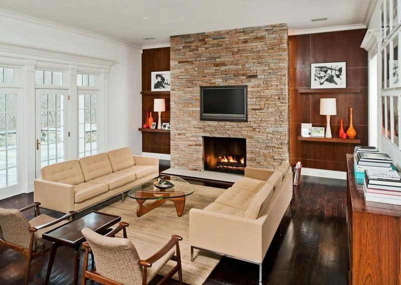 Best ideas about Mid Century Modern Fireplace
. Save or Pin SEE THIS HOUSE $8 MILLION BUYS TWO STYLES IN ONE Now.