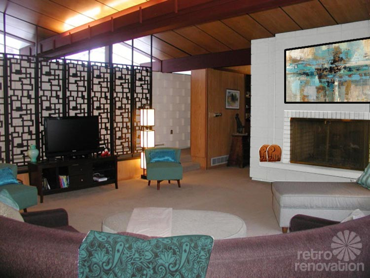 Best ideas about Mid Century Modern Fireplace
. Save or Pin Paint colors for a fireplace in Kathy s mid century modern Now.