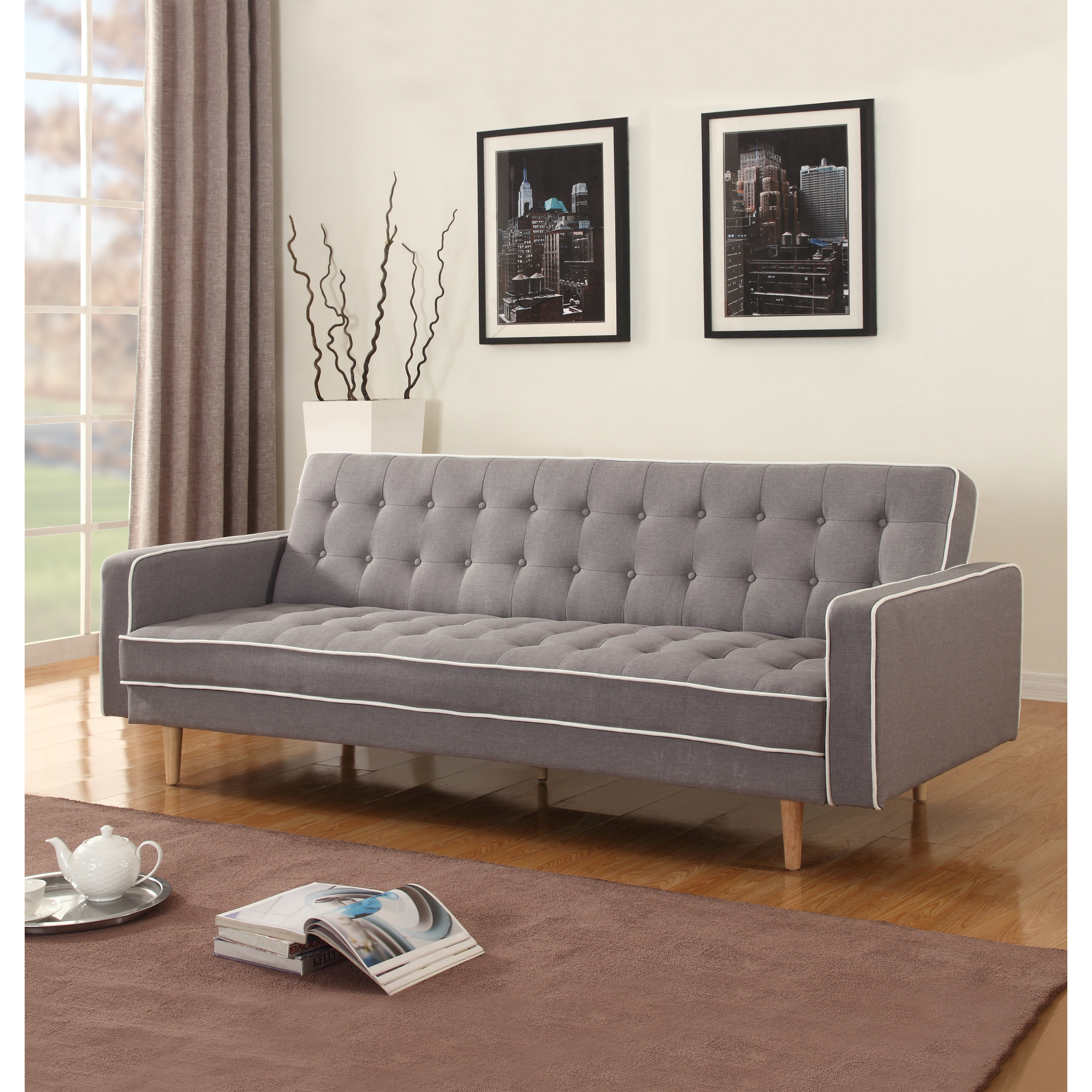 Best ideas about Mid Century Sleeper Sofa
. Save or Pin Madison Home USA 2 Tone Mid Century Sleeper Sofa & Reviews Now.