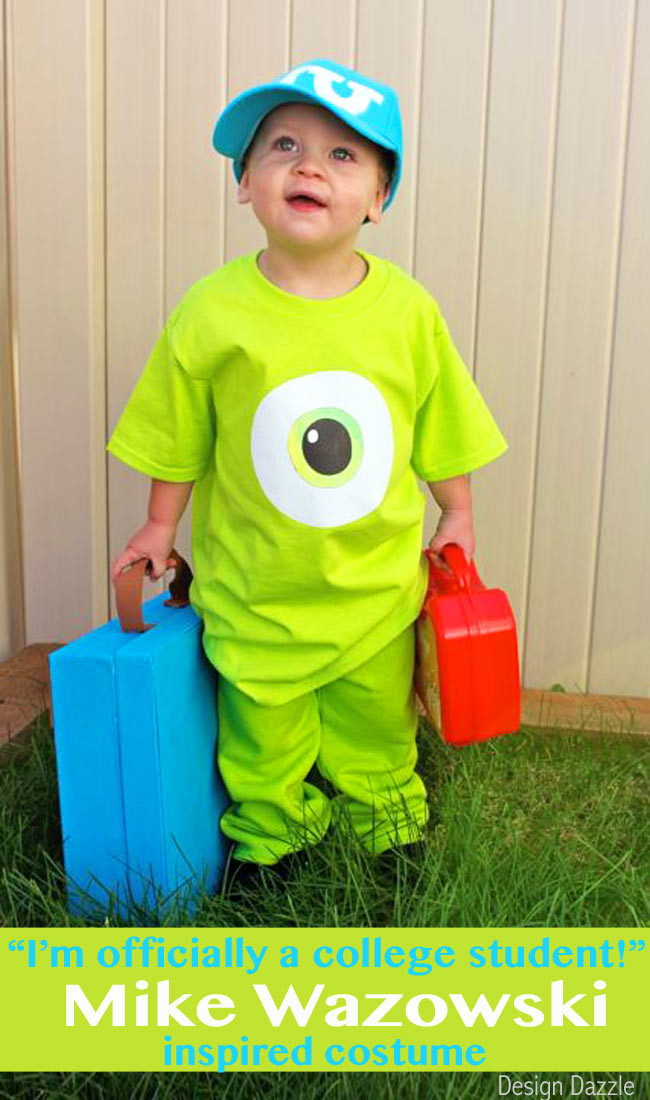 Best ideas about Mike Wazowski DIY Costume
. Save or Pin "Last Minute" Mike Wazowski Eye and Mouth Print Out Now.