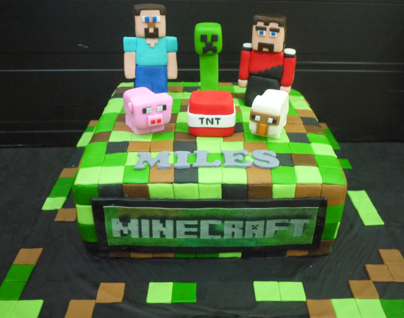 Best ideas about Minecraft Birthday Cake
. Save or Pin Cupcake Divinity Miles s Minecraft cake Now.