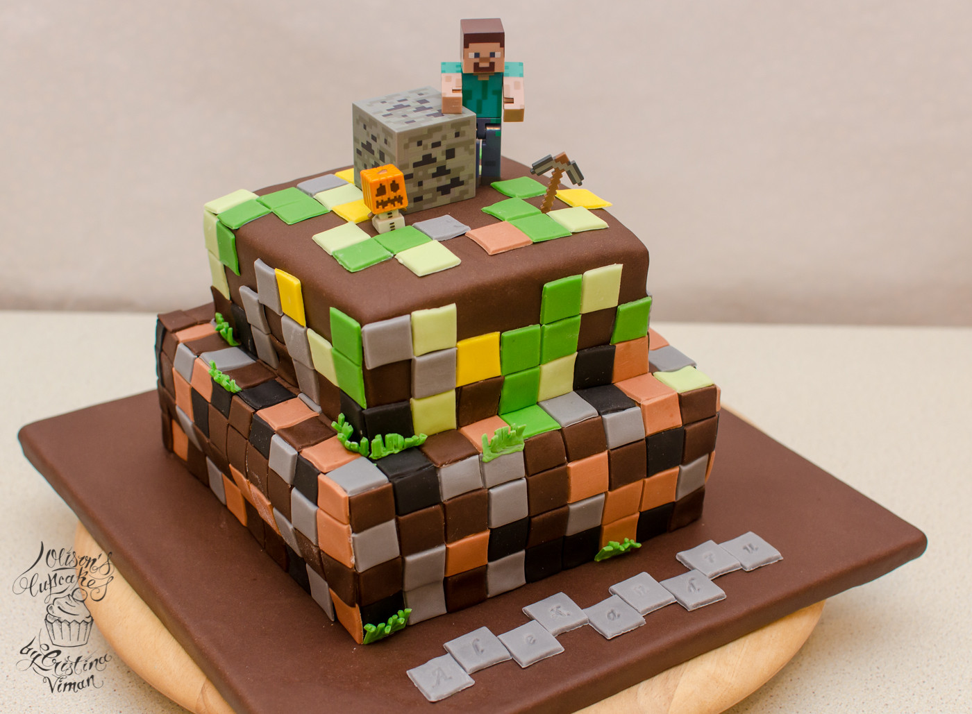 Best ideas about Minecraft Birthday Cake
. Save or Pin Minecraft Birthday Cake – Olison s Cupcakes Now.