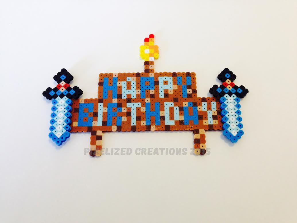 Best ideas about Minecraft Birthday Cake Topper
. Save or Pin Minecraft Videogame Themed Birthday Cake Topper with Fake Now.