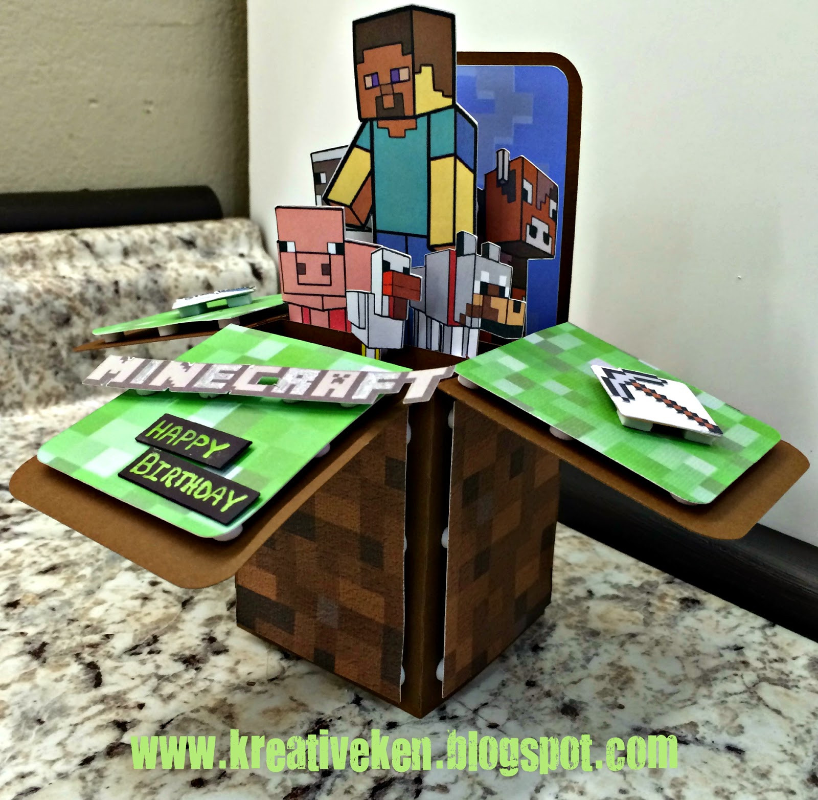 Best ideas about Minecraft Birthday Card
. Save or Pin MINECRAFT BIRTHDAY CARD Now.