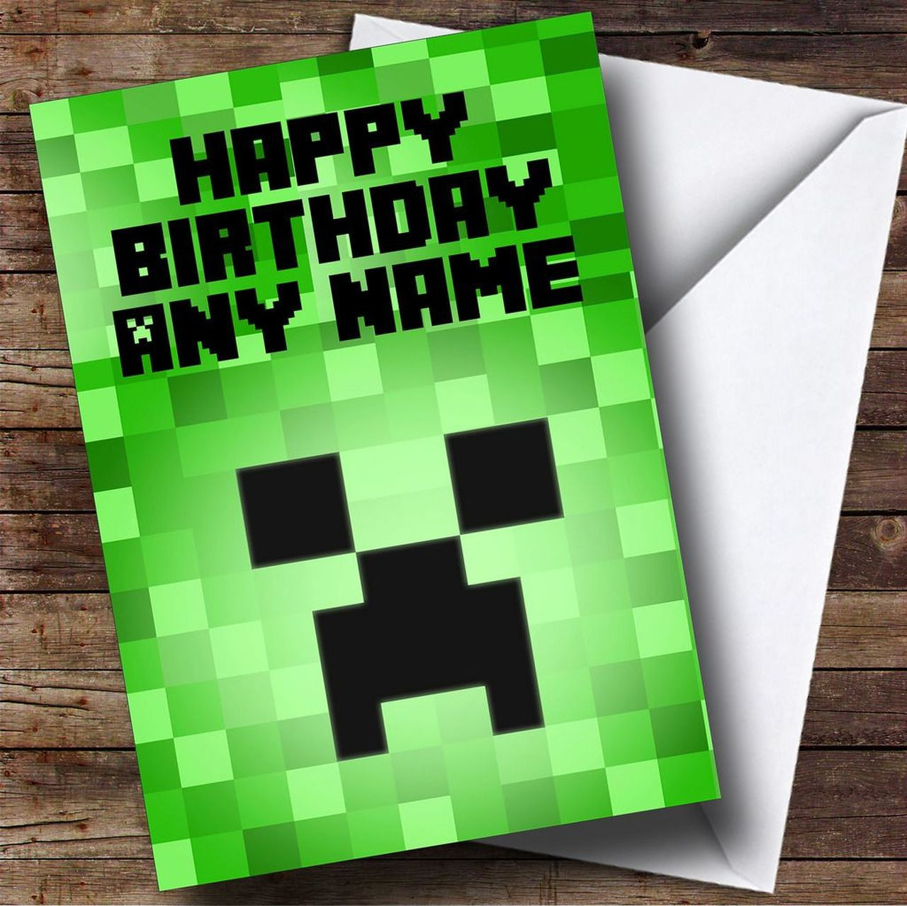 Best ideas about Minecraft Birthday Card
. Save or Pin Minecraft Creeper Personalised Birthday Card The Card Zoo Now.