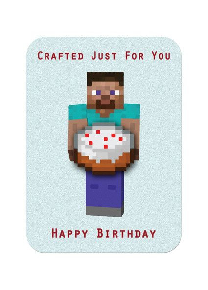 Best ideas about Minecraft Birthday Card
. Save or Pin Minecraft Printable Birthday Card VirtualPaper Now.