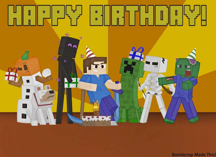 Best ideas about Minecraft Birthday Card
. Save or Pin minecraft font happy birthday Now.