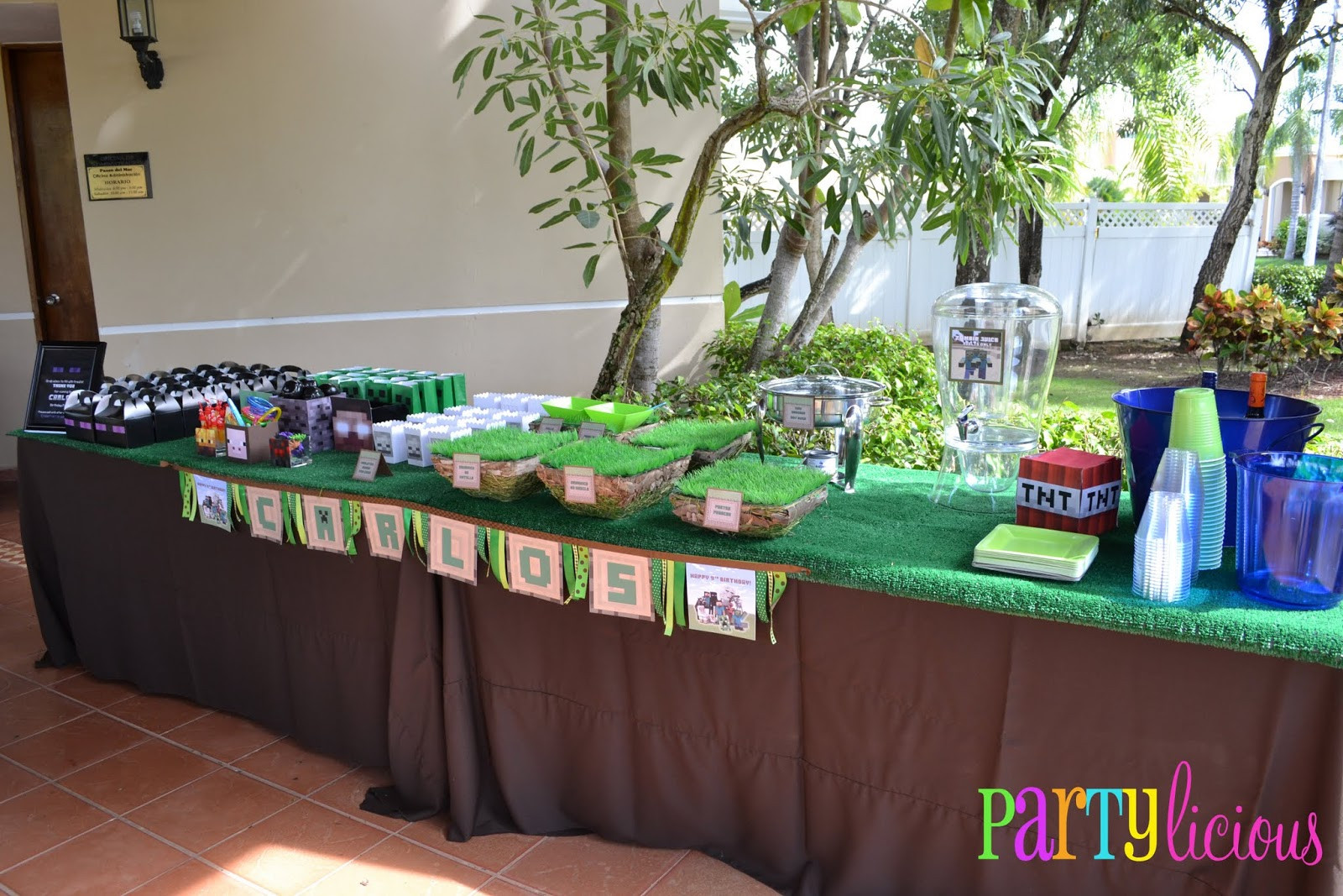 Best ideas about Minecraft Birthday Decorations
. Save or Pin Partylicious Events PR Minecraft Birthday Party Now.