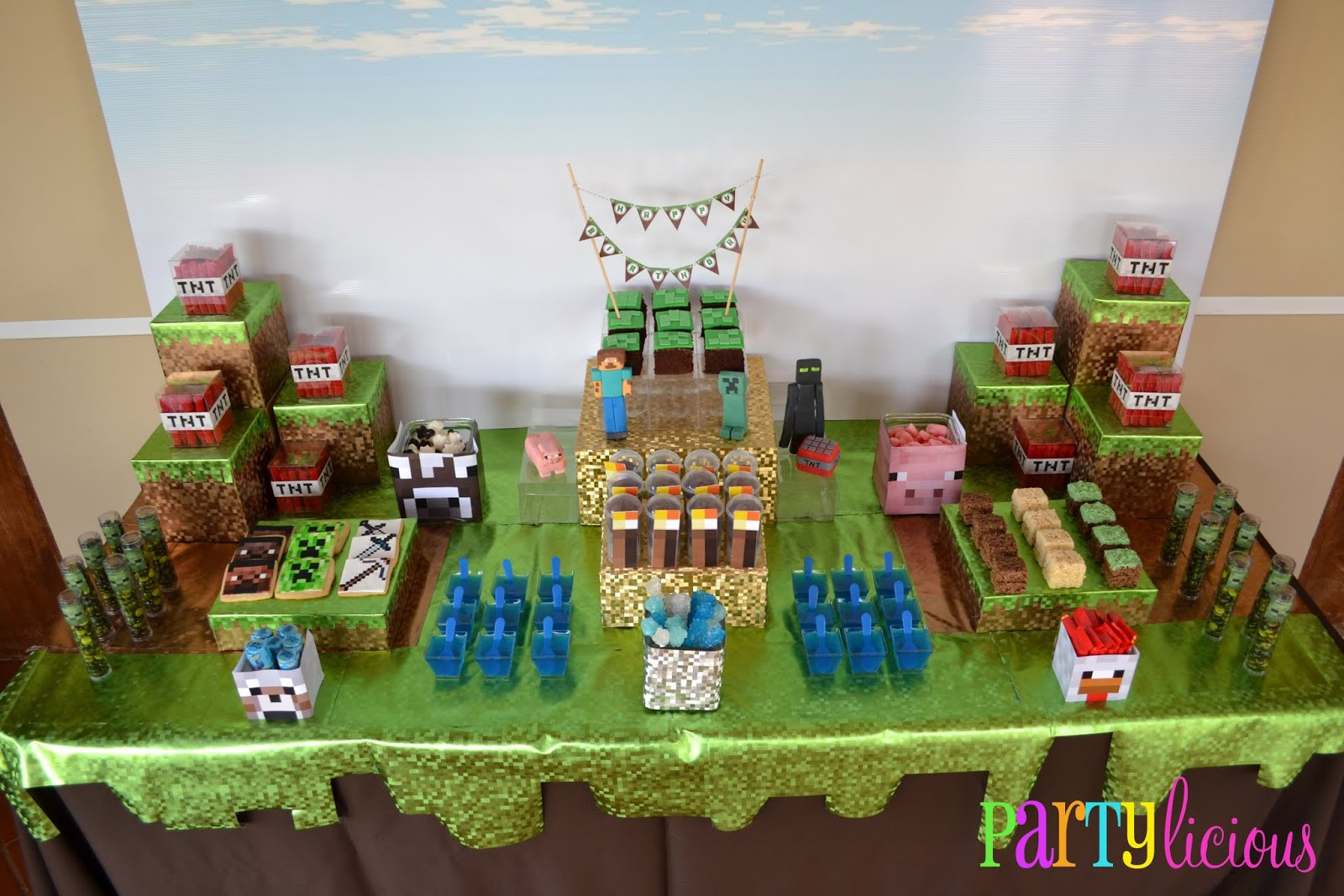 Best ideas about Minecraft Birthday Decorations
. Save or Pin Partylicious Events PR Minecraft Birthday Party Now.