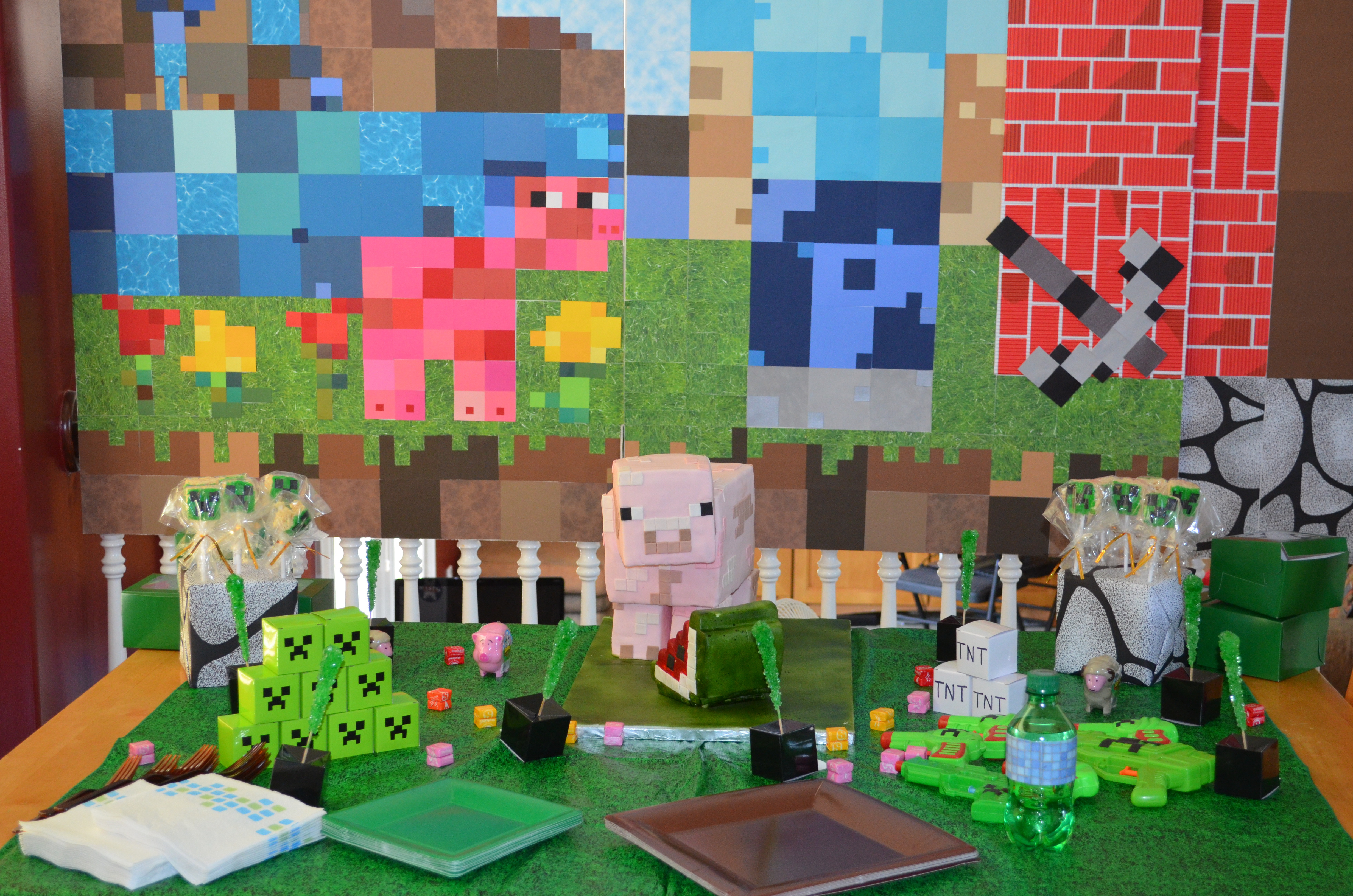 Best ideas about Minecraft Birthday Decorations
. Save or Pin Minecraft Birthday Party Decorations Mom it Forward Now.