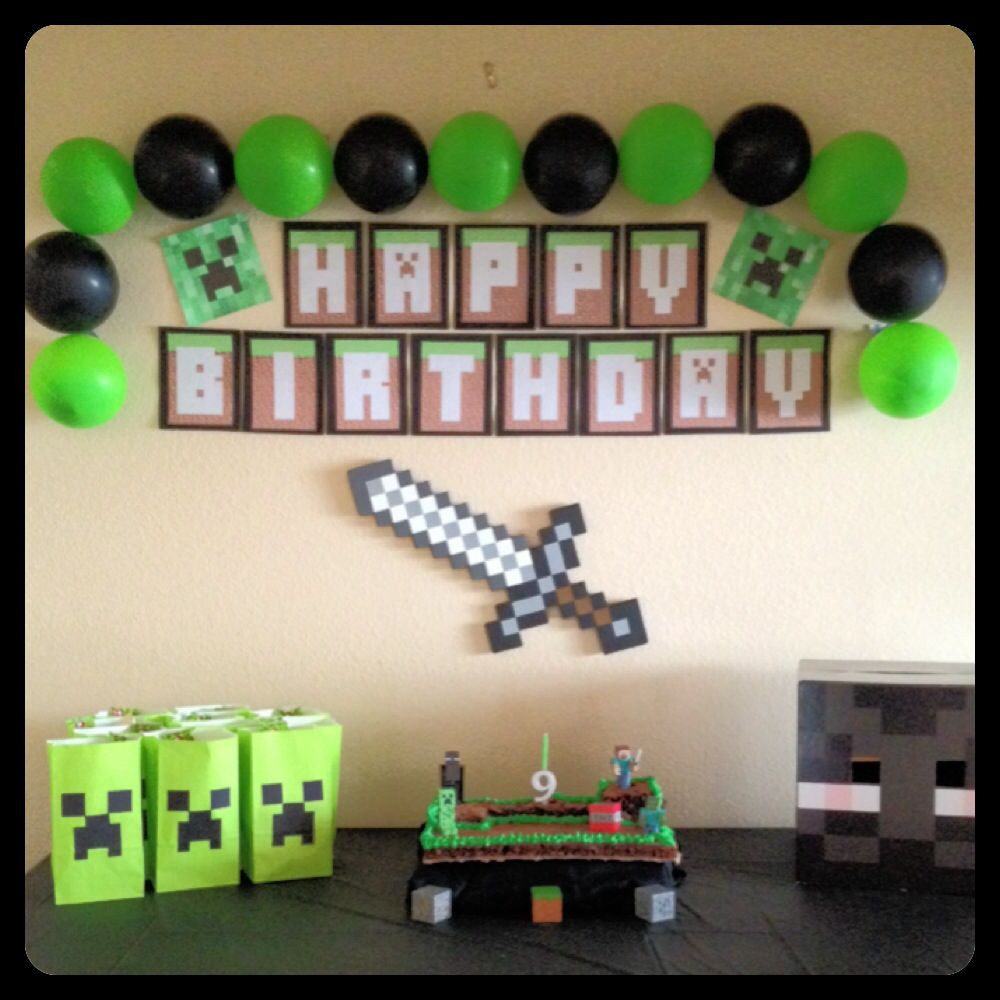 Best ideas about Minecraft Birthday Decorations
. Save or Pin Minecraft party party ideas Pinterest Now.