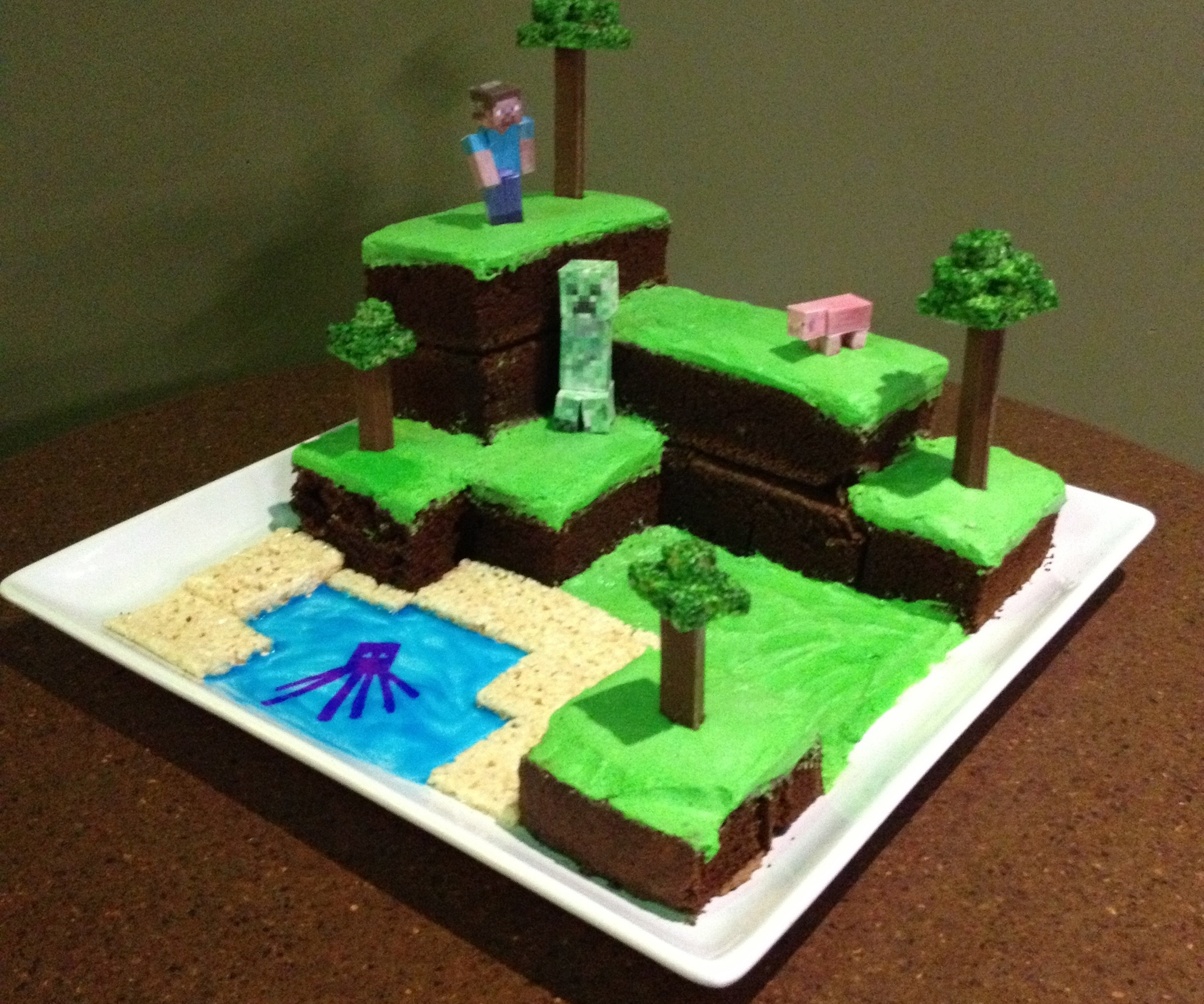 Best ideas about Minecraft Birthday Ideas
. Save or Pin Minecraft World Cake with Now.