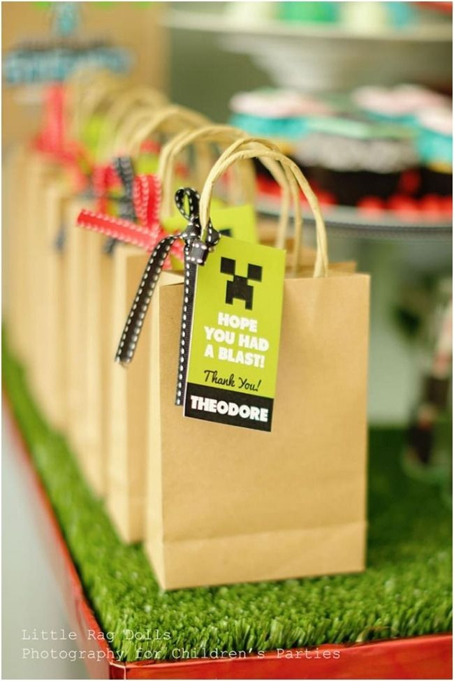 Best ideas about Minecraft Birthday Party Supplies
. Save or Pin Minecraft Party Favors on Pinterest Now.