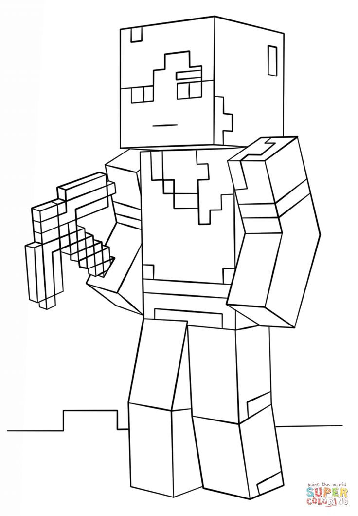 Best ideas about Minecraft Coloring Pages Free
. Save or Pin Minecraft Alex Super Coloring Now.