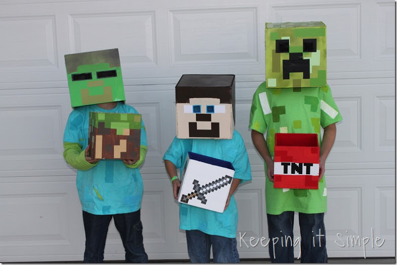 Best ideas about Minecraft DIY Costume
. Save or Pin Keeping it Simple Minecraft Kids Craft Idea Melty Bead Now.