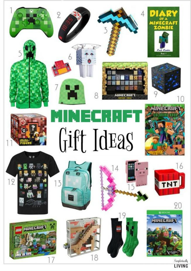 Best ideas about Minecraft Gift Ideas
. Save or Pin Minecraft Gift Ideas Simplistically Living Now.