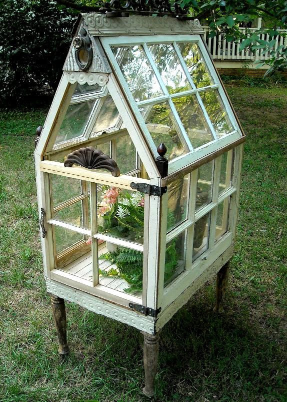 Best ideas about Mini Greenhouse DIY
. Save or Pin such a charming little outdoor greenhouse The Now.