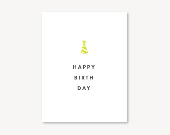 Best ideas about Minimalist Birthday Card
. Save or Pin Items similar to birthday card printable minimalistic Now.