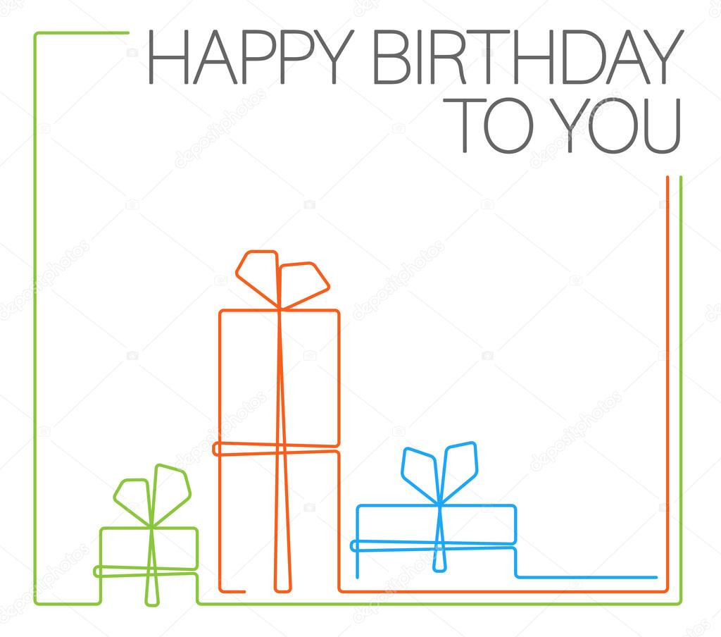 Best ideas about Minimalist Birthday Card
. Save or Pin minimalist Birthday card template — Stock Vector © orson Now.