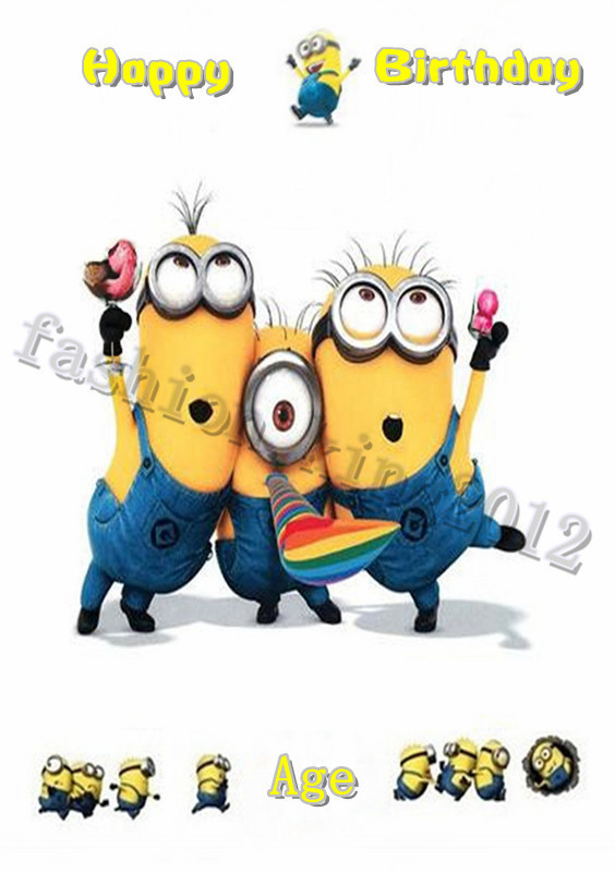 Best ideas about Minion Birthday Card
. Save or Pin Personalised Despicable Me 2 Minion Birthday Card GREETING Now.