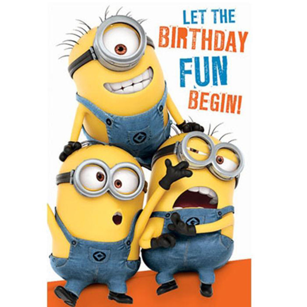 Best ideas about Minion Birthday Card
. Save or Pin Birthday Fun Minions Birthday Card With Door Hanger Now.