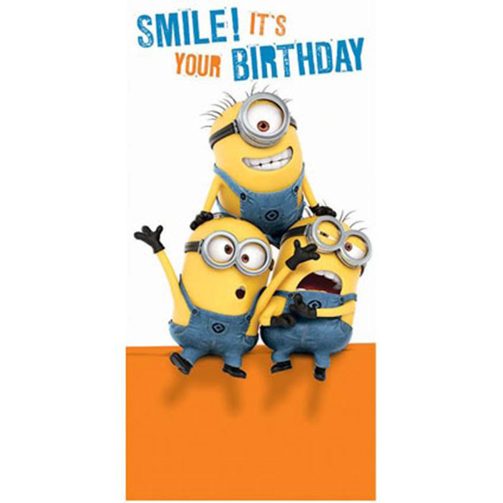 Best ideas about Minion Birthday Card
. Save or Pin Smile Its Your Birthday Minions Money Gift Wallet Card Now.