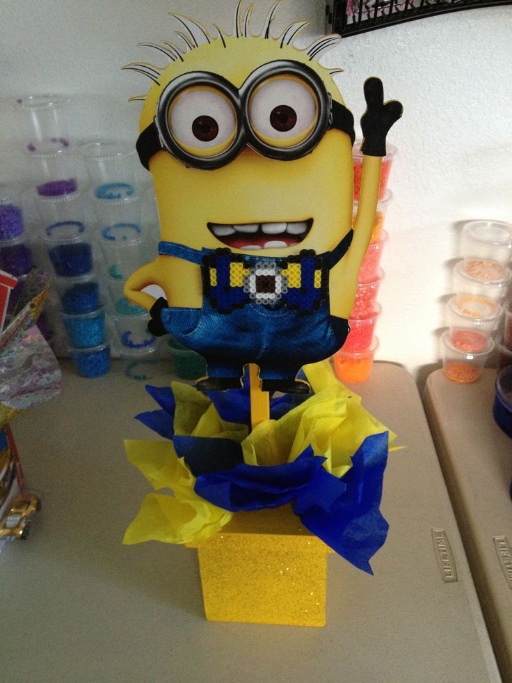 Best ideas about Minion Birthday Decorations
. Save or Pin Center pieces and Minions on Pinterest Now.