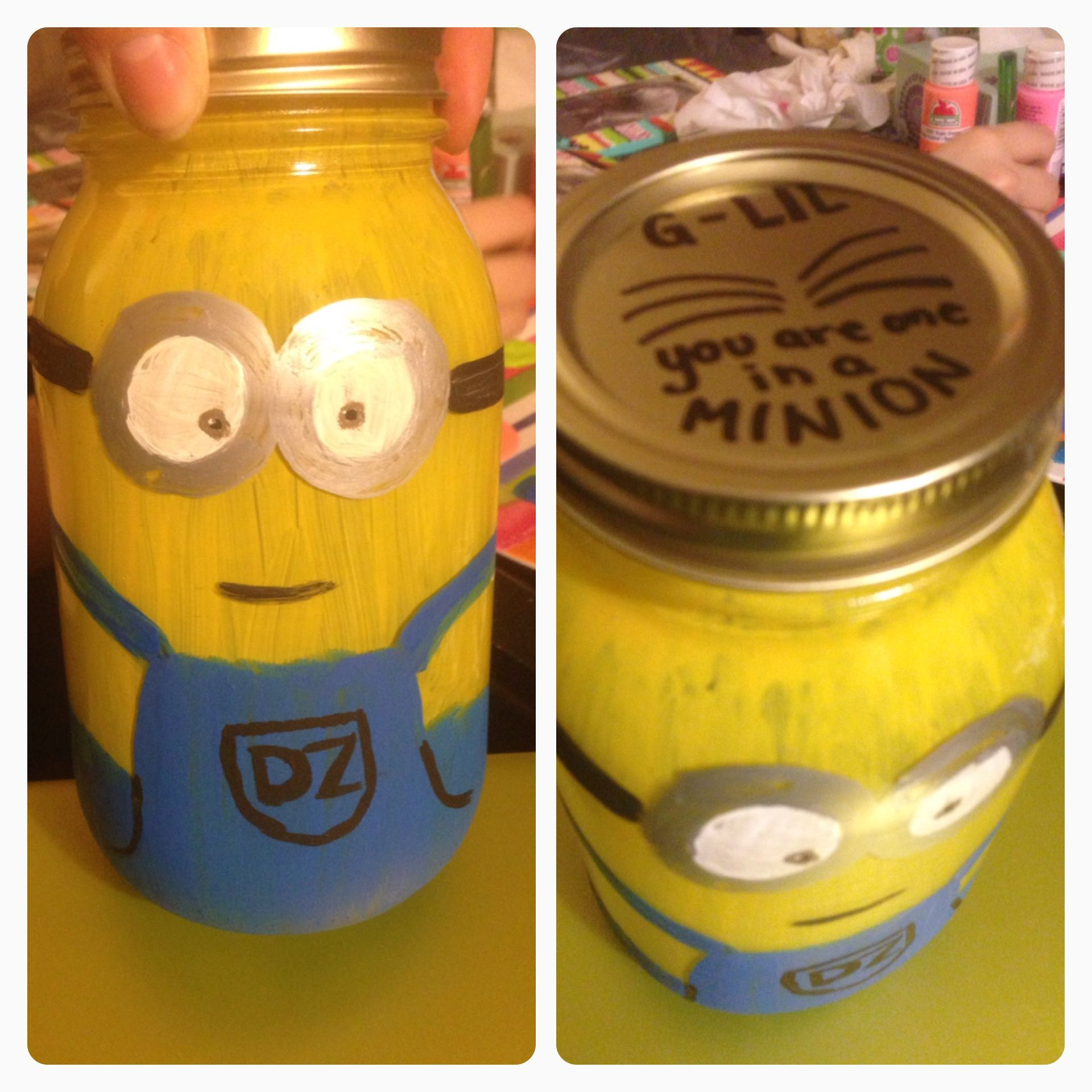 Best ideas about Minion Gift Ideas
. Save or Pin grandlittle minion ts masonjar Now.