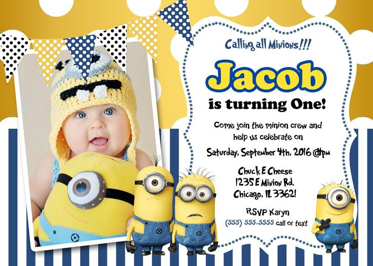 Best ideas about Minions Birthday Invitations
. Save or Pin Best 25 Minion birthday invitations ideas on Pinterest Now.
