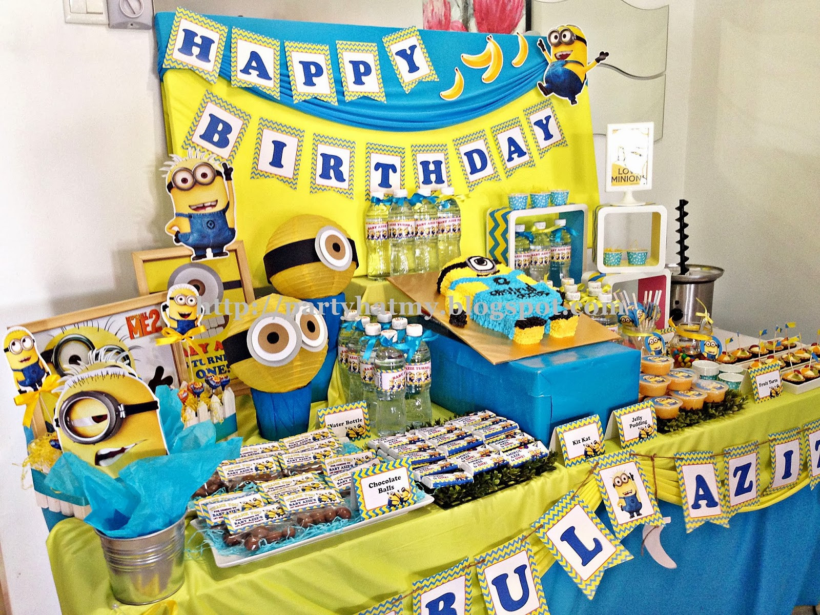 Best ideas about Minions Birthday Party
. Save or Pin Party Hat Minions 1st Birthday Party Now.