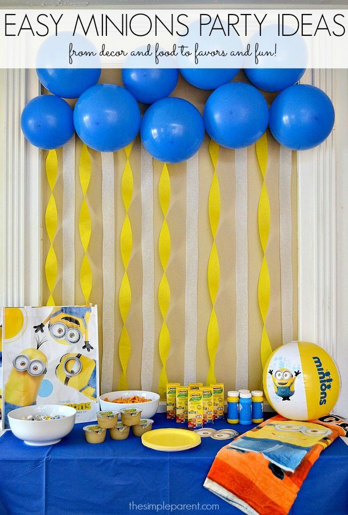 Best ideas about Minions Birthday Party Decorations
. Save or Pin Best 25 Minion party ideas on Pinterest Now.